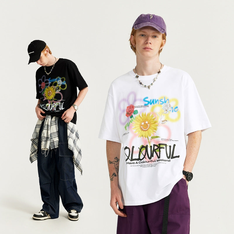 Graffiti Sunflower T-Shirt