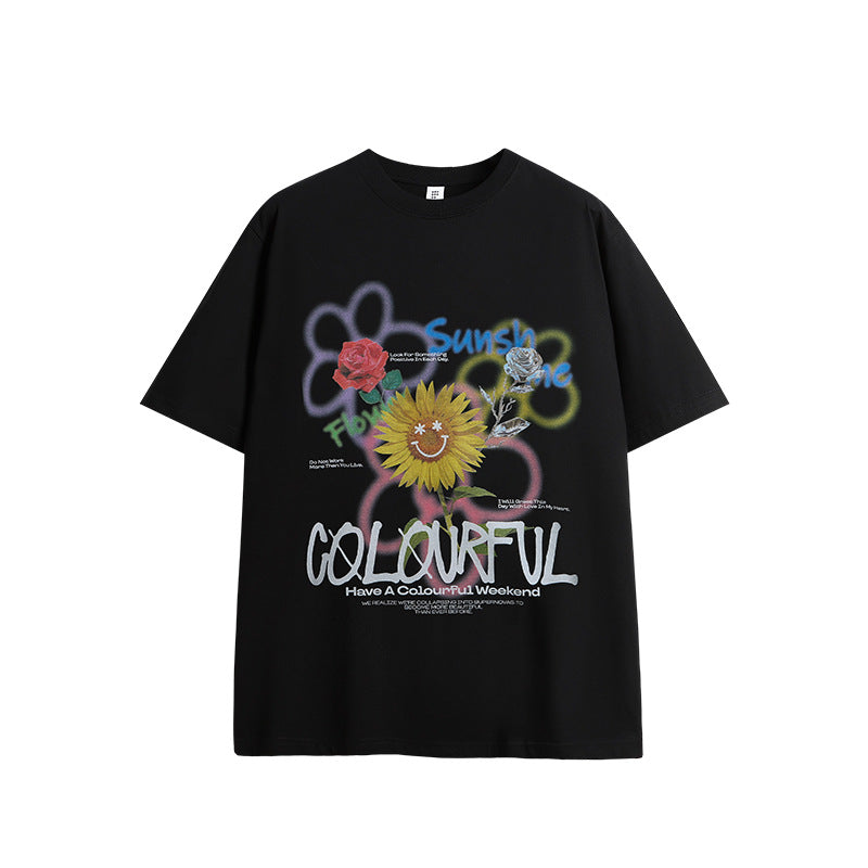 Graffiti Sunflower T-Shirt