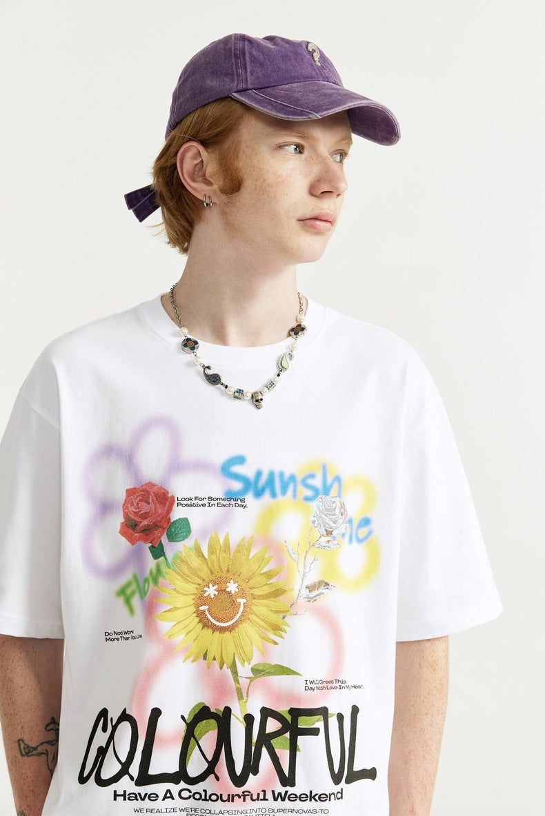 Graffiti Sunflower T-Shirt