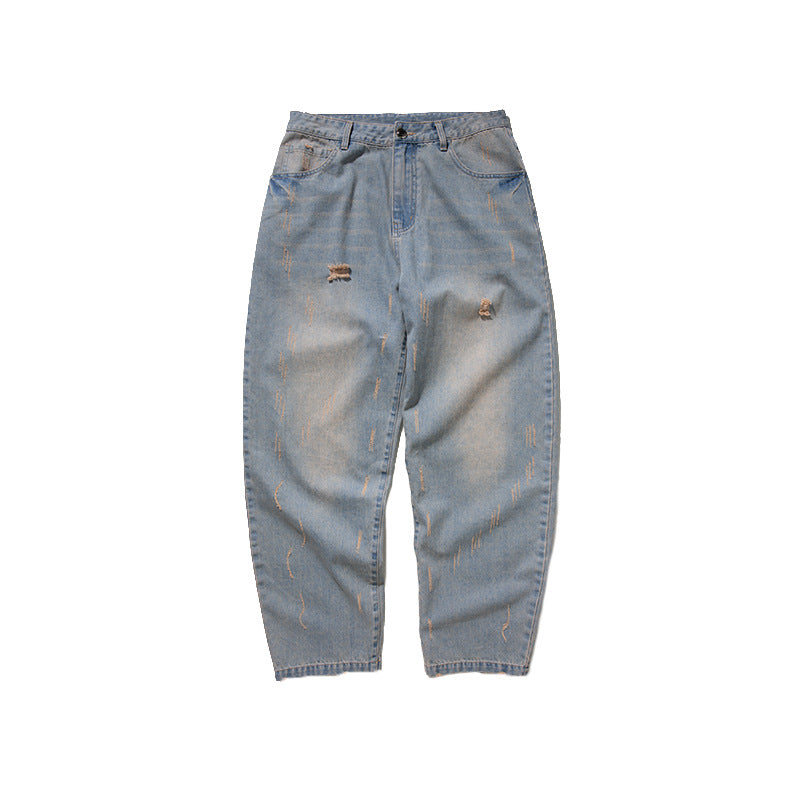 Europe and the United States retro street men's jeans