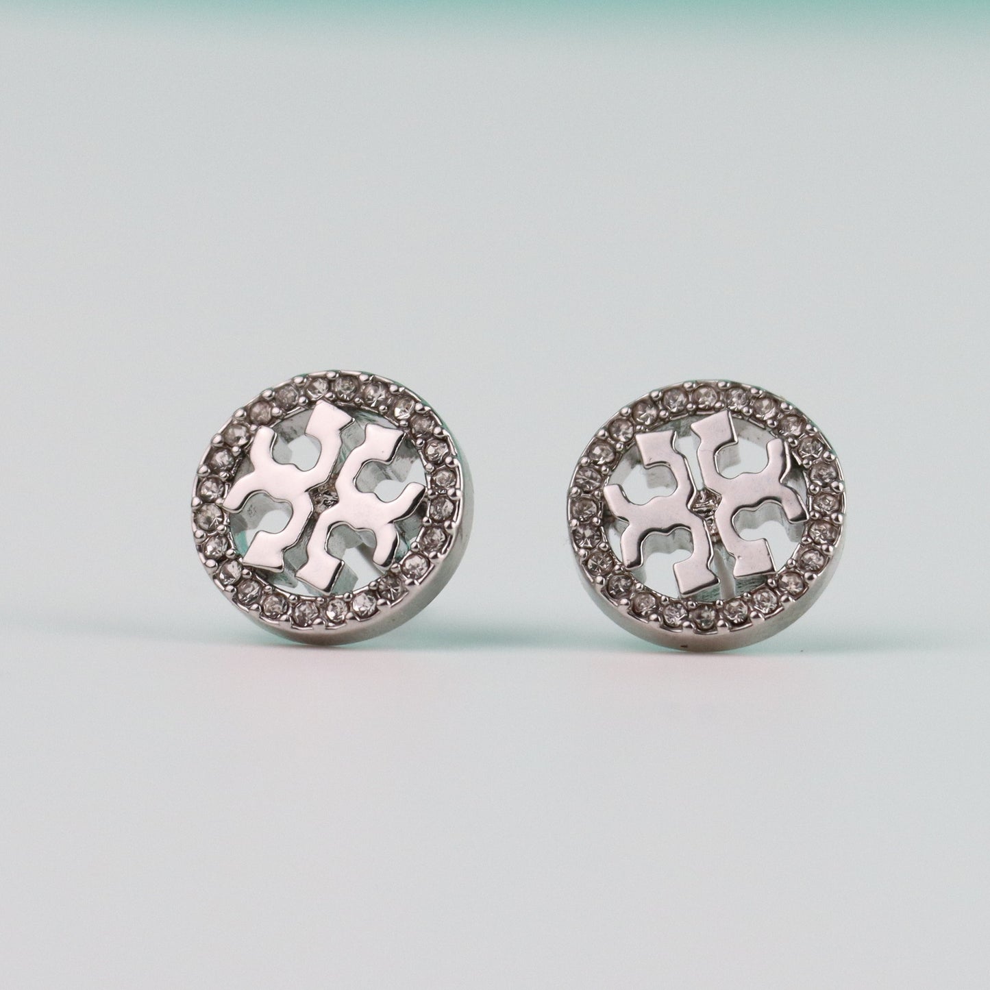 Handmade micro-set full diamond earrings