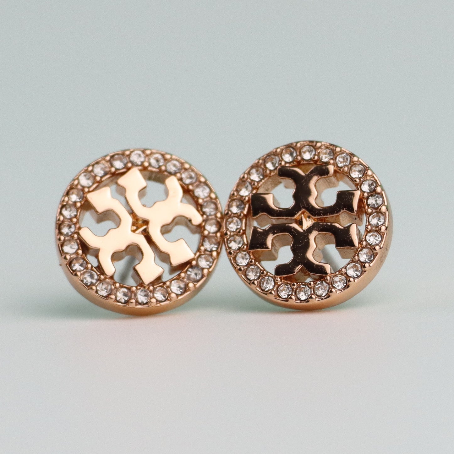 Handmade micro-set full diamond earrings